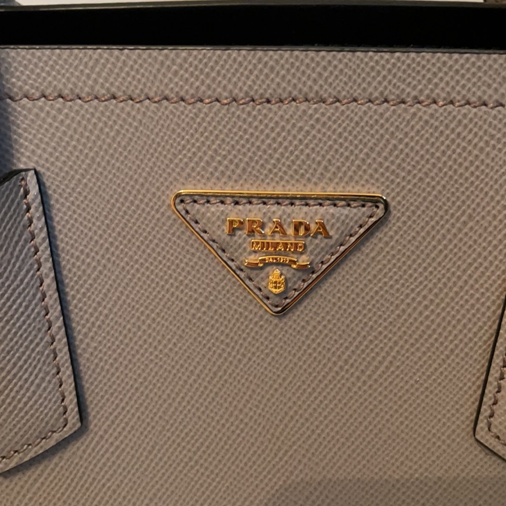 Prada Double Bag Large Tote Saffiano Leather New - Picture 8 of 11